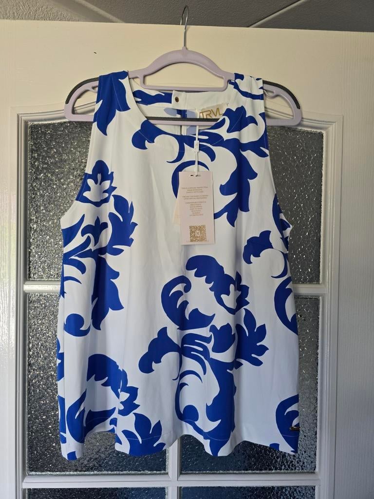 Nieuw maicazz travel top xl wit kobalt, Kleding | Dames, Tops, Wit, Maat 46/48 (XL) of groter, Nieuw, Ophalen of Verzenden