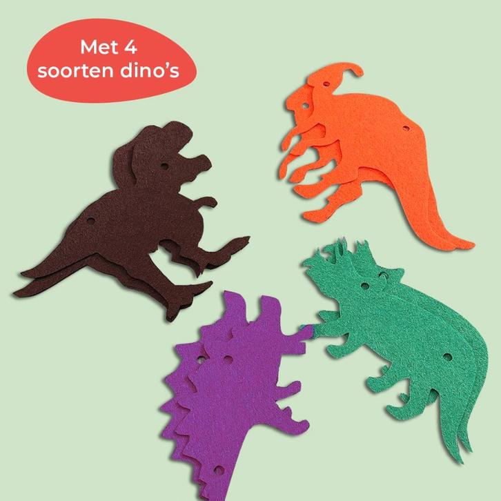 Dinosaurus slinger versiering, Hobby en Vrije tijd, Feestartikelen, Zo goed als nieuw, Versiering, Verjaardag, Ophalen of Verzenden