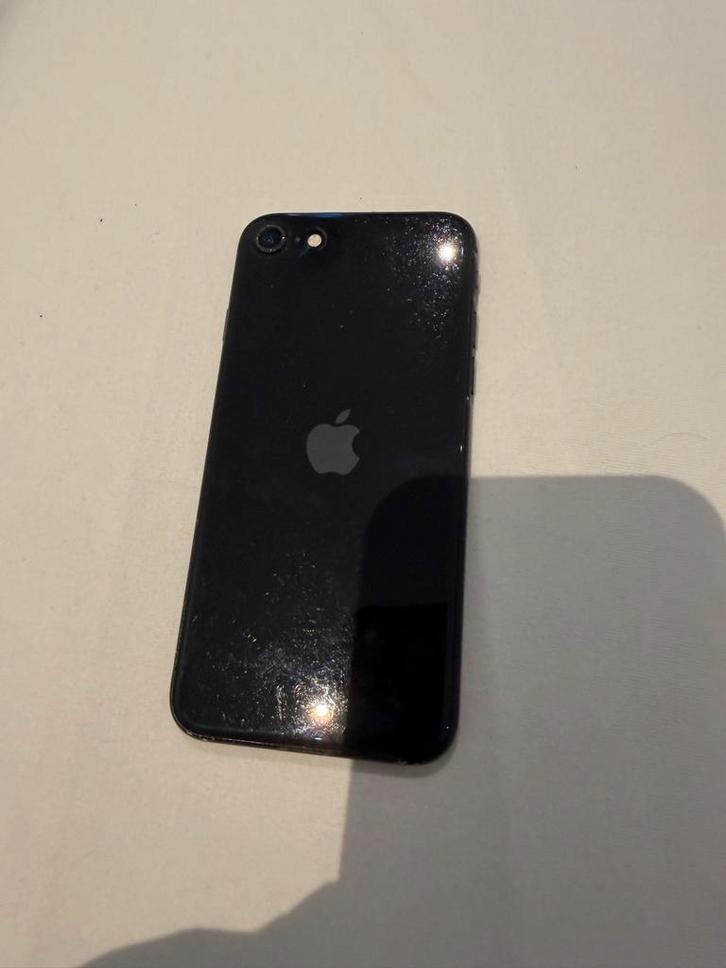 Apple iPhone SE (2020) 128GB Zwart - Batterij 71%, Telecommunicatie, Mobiele telefoons | Apple iPhone, Gebruikt, 128 GB, Zonder abonnement