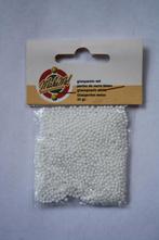 9 zakjes a 25 gram glasparels wit voor decoratie, Ophalen of Verzenden, Nieuw, Materiaal