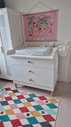 Commode Petite Amelie Bocca wit met bladvergroter, Ophalen, 50 tot 70 cm, Opstaande rand, 100 cm of meer