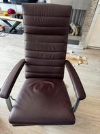 Fauteuil Gealux  Volo Max, Huis en Inrichting, Ophalen, Bruin, Leer, Zo goed als nieuw