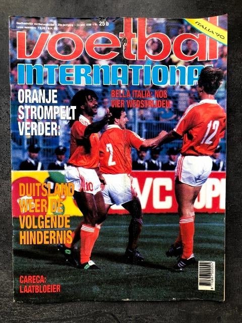 Voetbal International, 25e  jaargang, nr. 25b, 1990, Ophalen, Gebruikt, Overige binnenlandse clubs, Boek of Tijdschrift
