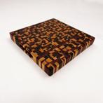 Grote vierkante chaotische kopshouten snijplank, Ophalen of Verzenden, Nieuw