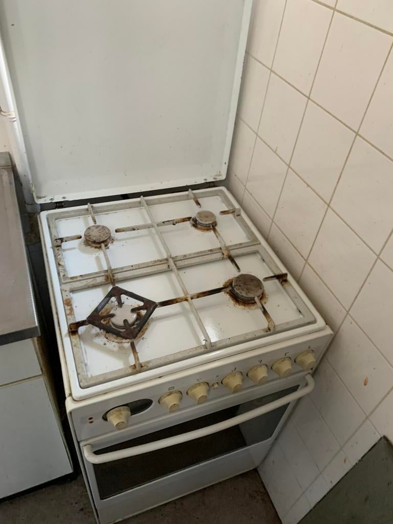 Atag gasfornuis met oven, Ophalen, Grill, 4 kookzones, Zo goed als nieuw