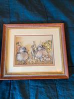 Set van 2 3D knip Art schilderijen met eenden en ganzen, Antiek en Kunst, Ophalen