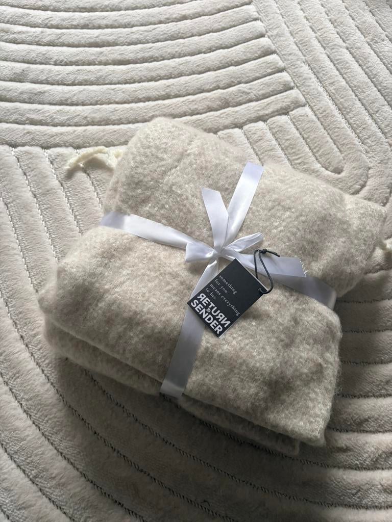 Nieuw plaid, Ophalen of Verzenden, Zo goed als nieuw, Jongetje of Meisje, Muts