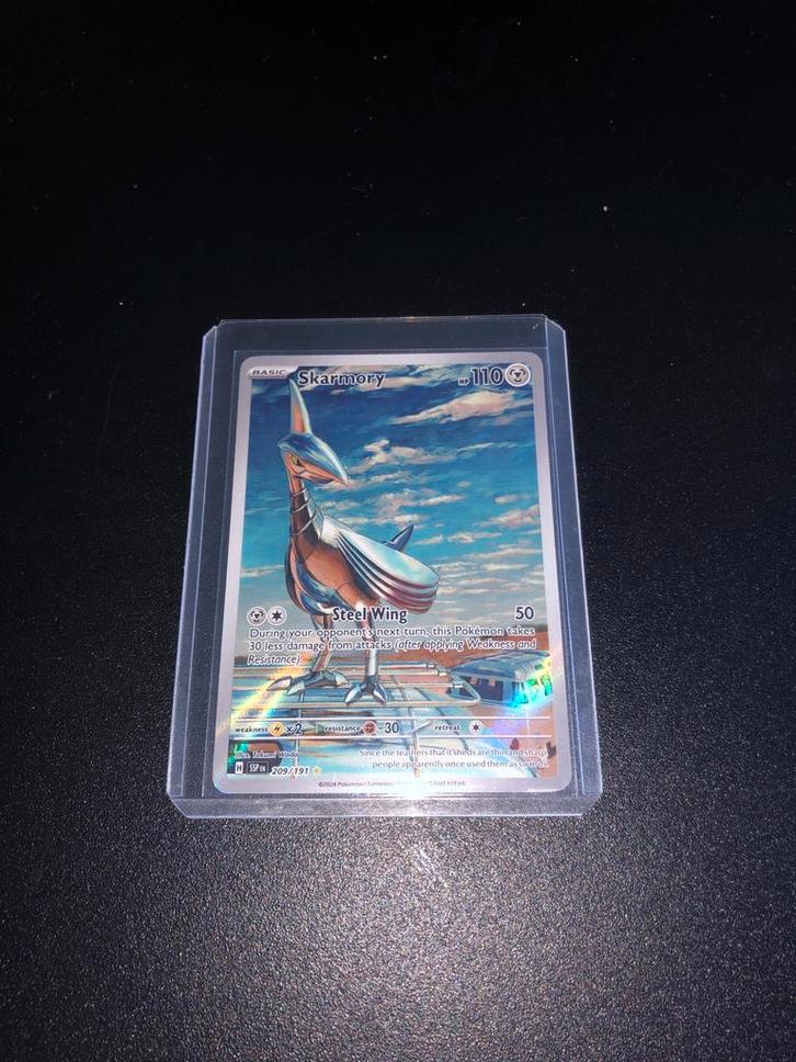 Skarmory 209/197 Reverse Holo Pokémon Kaart, Hobby en Vrije tijd, Verzamelkaartspellen | Pokémon, Zo goed als nieuw, Losse kaart