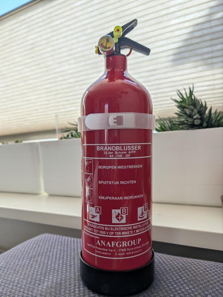 Brandblusser 3 liter schuim AFFF, Ophalen of Verzenden, Nieuw