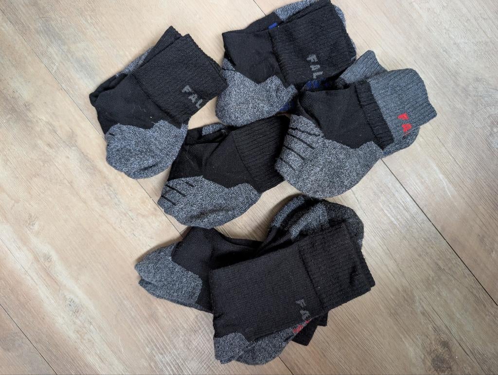 Falke TK2 Coolmax wandelsokken maat 39-40, Sokken en Kniesokken, Zwart, Ophalen of Verzenden, Zo goed als nieuw