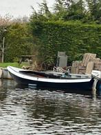 Metalen Vlet / grachtenboot, inclusief motor en trailer, Ophalen, Gebruikt, Tot 10 pk, Staal