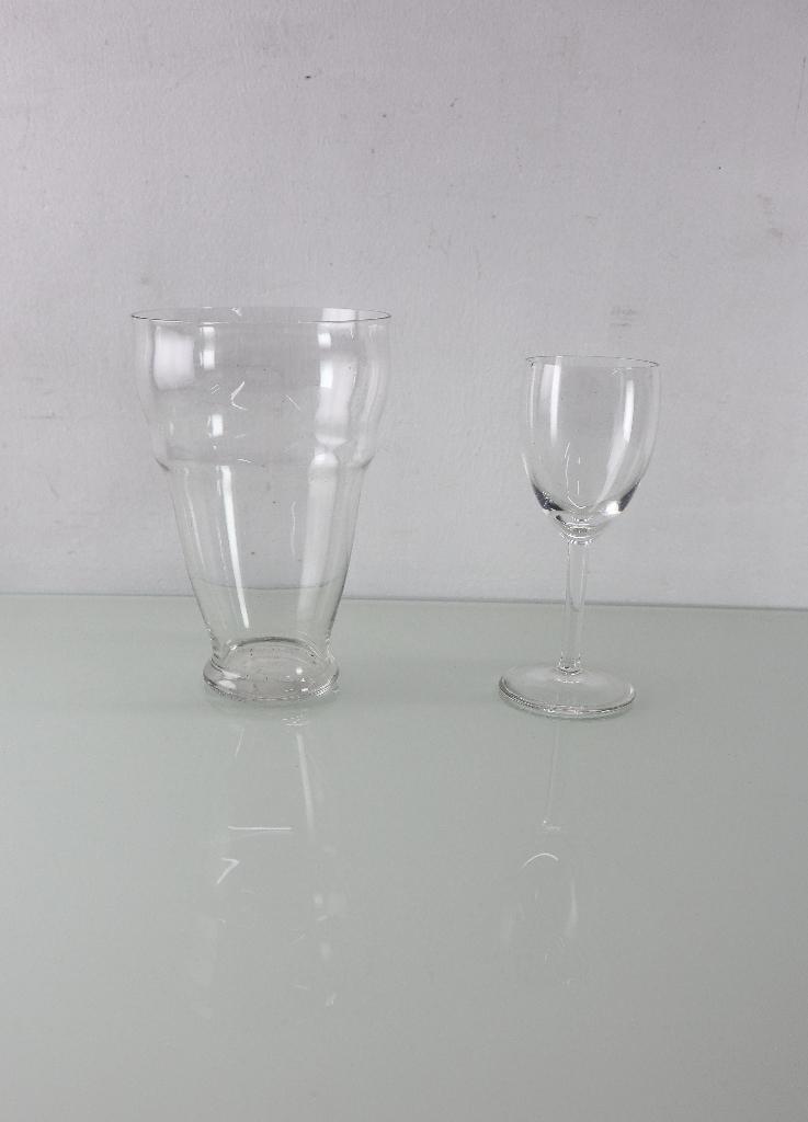 Borrelglaasje en bierglas Copier, Antiek en Kunst, Ophalen of Verzenden