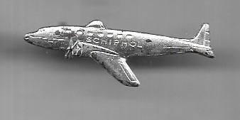 SCHIPHOL VLIEGTUIG ZILVERKLEURIGE SPELD, Verzenden, Gebruikt, Transport, Speldje of Pin