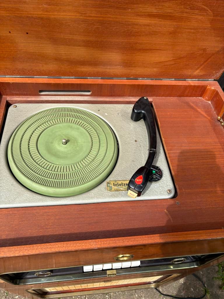 Philips muziek meubel., Ophalen, Gebruikt, Platenspeler, Overige merken