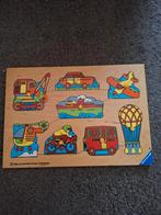 Houten puzzel met voertuigen - Ravensburg, 2 tot 4 jaar, Gebruikt, 10 tot 50 stukjes, Ophalen of Verzenden