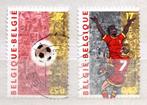 België, gestempelde zegel. jaar 2000. voetbal, Ophalen of Verzenden, Gestempeld