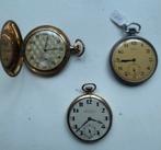 3 Art Deco zakhorloges, Overige merken, Zakhorloge, Staal, 1900 tot 1930