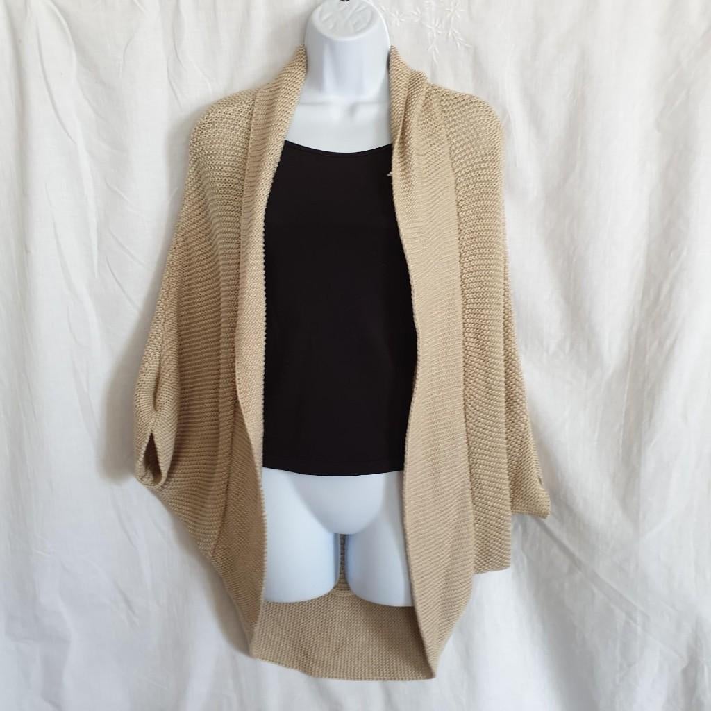 Leuk beige vest mt M merk Zara Knit, Maat 38/40 (M), ., Beige, Ophalen of Verzenden