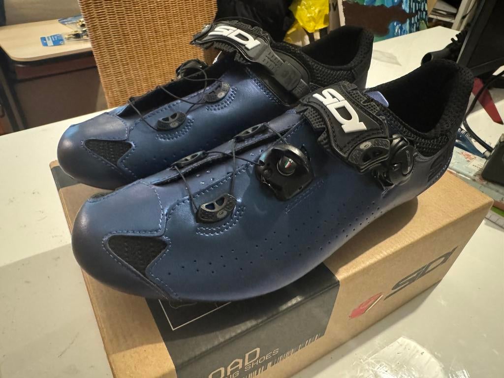 Sidi Genius 10 wielrenschoenen maat 45+Shimano SPD-SL cleats, Ophalen, Heren, Schoenen, Overige maten