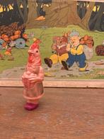 Celluloid paas decoratie Kip Figuur met Mand, Ophalen of Verzenden