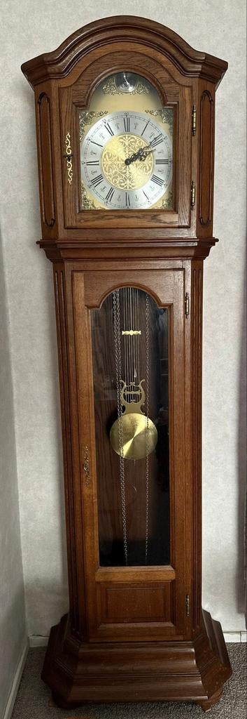 Klassieke staande klok met slinger en gewichten, Ophalen of Verzenden