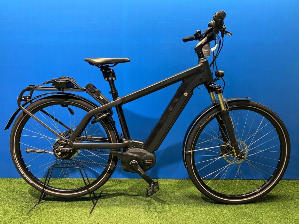 Riese & Müller Charger vario Heren Black Matt 49cm 2019, Fietsen en Brommers, Elektrische fietsen, Riese & Müller, Gebruikt, -