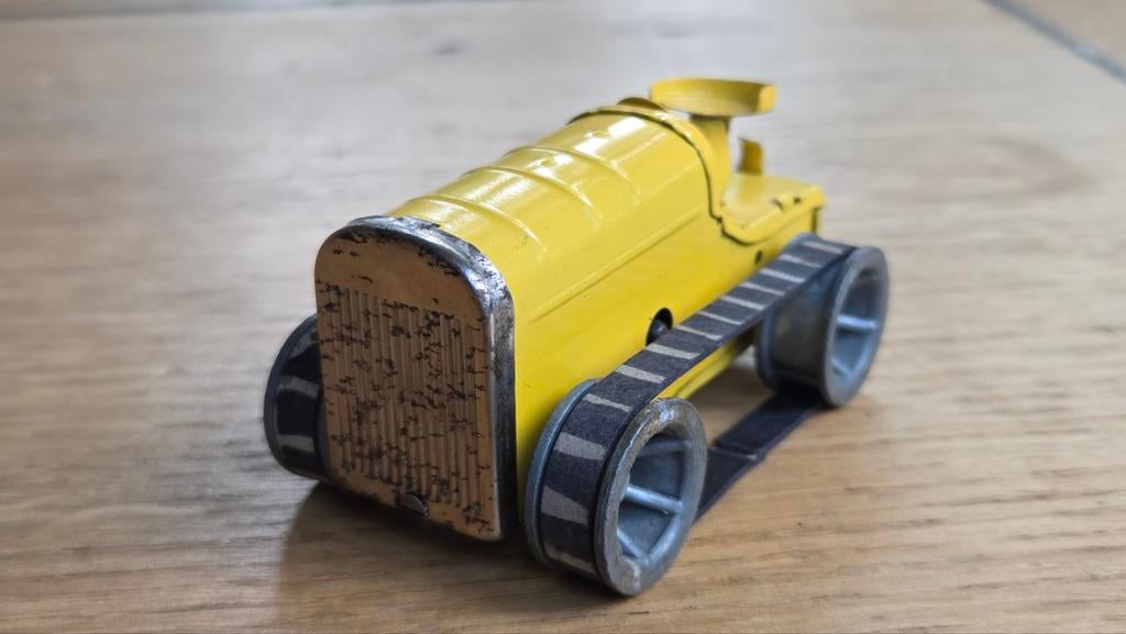 Oude blikken speelgoed model tractor Tri-ang Minic Triang, Antiek en Kunst, Antiek | Speelgoed, Verzenden