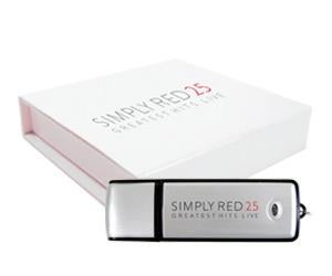 Simply Red 25 Greatest hits live concert USB box Brussel 09, Ducoso, Nieuw, Ophalen of Verzenden, Ducoso