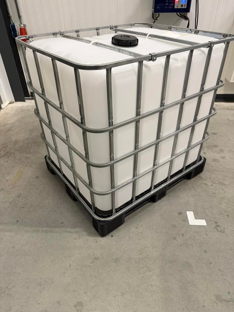 Greif ibc - 1000 liter watervat met vlinderklep, Tuin en Terras, Regentonnen, 150 liter of meer, Ophalen, Zo goed als nieuw