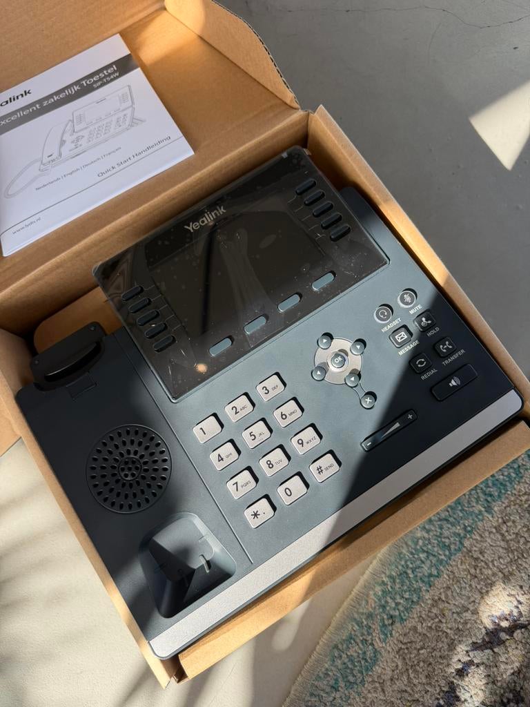 Yealink ip Phone, Telecommunicatie, Datacommunicatie en VoIP, Ophalen of Verzenden, Zo goed als nieuw