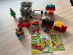 Duplo Stoomtrein met Uitbreidingsset - Compleet, Ophalen of Verzenden, Zo goed als nieuw, Complete set, Duplo
