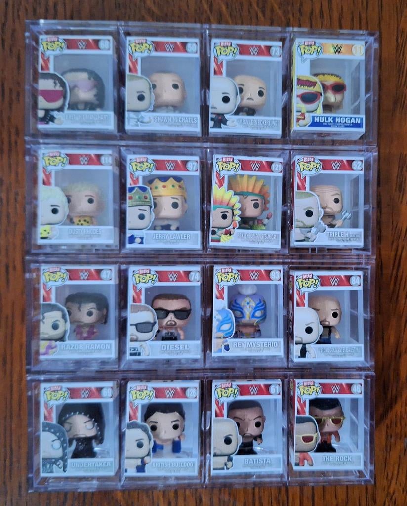 WWE Funko bitty pop complete set, Ophalen of Verzenden, Zo goed als nieuw