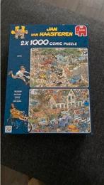 Jan van Haasteren puzzel 2 x 1000 stuks. Safari en de Storm, Ophalen of Verzenden, 500 t/m 1500 stukjes, Zo goed als nieuw
