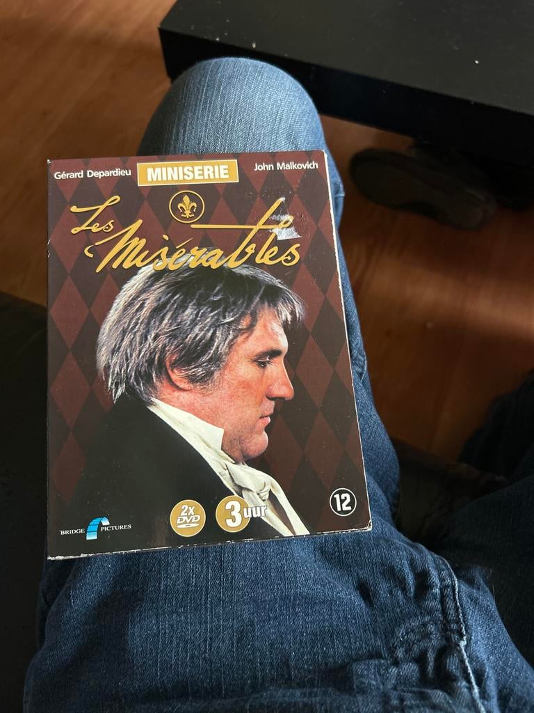 Les Misérables Miniserie DVD met Gérard Depardieu, Gebruikt, Historisch of Kostuumdrama, Boxset, Ophalen of Verzenden