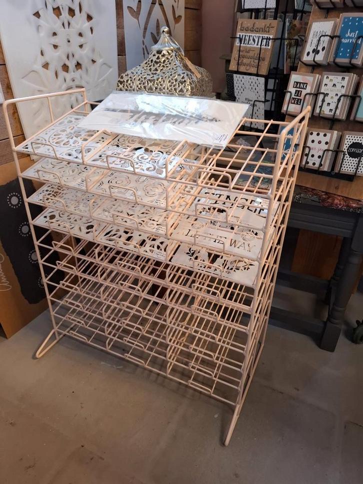 Metalen hobby opbergrek 2x, Hobby en Vrije tijd, Knutselen, Zo goed als nieuw, Overige typen, Ophalen