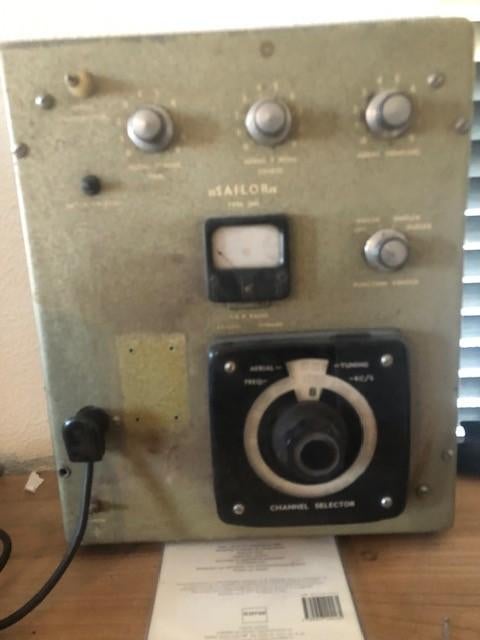 Sailor scheepszender, Telecommunicatie, Zenders en Ontvangers, Ophalen, Gebruikt, Zender