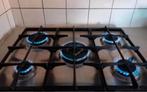 Ariston 5 pits RVS inbouw gasfornuis wokbrander geldrop, Ophalen, Inbouw, Gas, 5 kookzones of meer