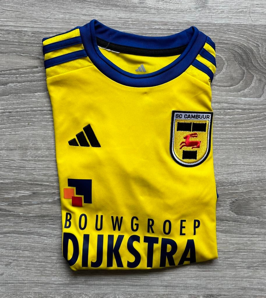 SC Cambuur voetbal shirt Thuis. Maat 140, Verzenden, Zo goed als nieuw, Jongen of Meisje, Shirt of Longsleeve
