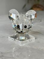 Swarovski muis op voet (square base mouse), Verzamelen, Swarovski, Ophalen, Gebruikt, Figuurtje