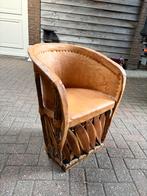Vintage leren armstoel, Mexico 1970, Ophalen