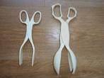 Oude salade- en petit-four tang laatste gemerkt 'Gerda', Ophalen of Verzenden, Gebruikt, Rvs of Chroom
