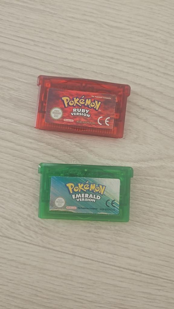 Pokemon Emerald & Ruby, Avontuur en Actie, 1 speler, Ophalen of Verzenden, Zo goed als nieuw