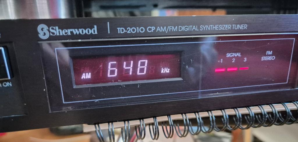 Tuner Sherwood TD-2010CP AM/FM, Audio, Tv en Foto, Ophalen, Gebruikt
