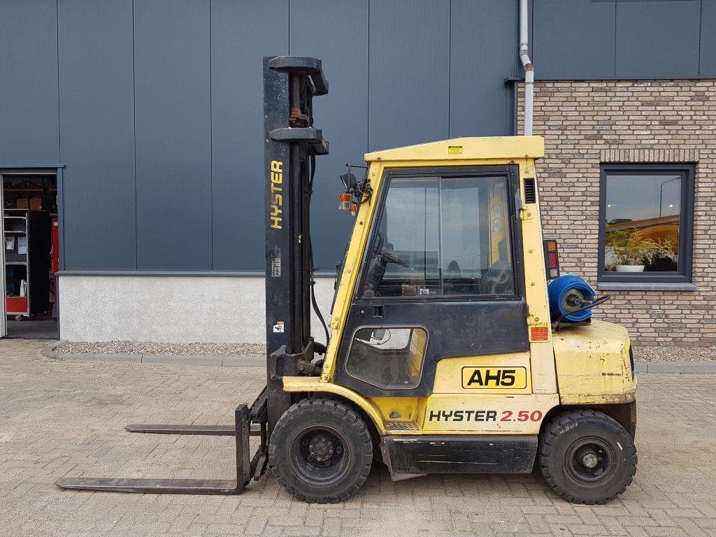 Hyster H2.50XM 2.5 ton Duplex Sideshift LPG Heftruck, LPG, Heftruck, Ophalen of Verzenden, Hyster