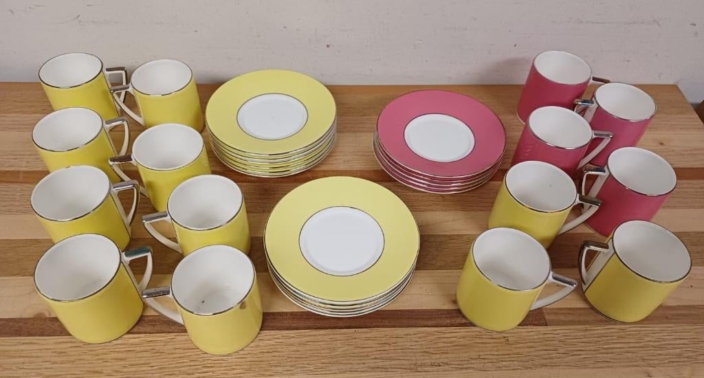 Wedgwood Jasper Conran kop en schotels - 15 stuks, Huis en Inrichting, Keuken | Servies, Ophalen of Verzenden, Zo goed als nieuw