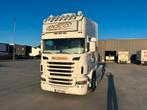 Scania R500 V8 SHOWTRUCK (bj 2008), Auto's, Achterwielaandrijving, Scania, Wit, Leder