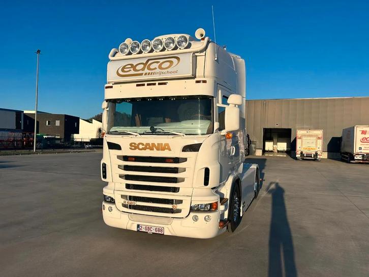 Scania R500 V8 SHOWTRUCK (bj 2008), Auto's, Vrachtwagens, Te koop, ABS, Adaptive Cruise Control, Airconditioning, Centrale vergrendeling