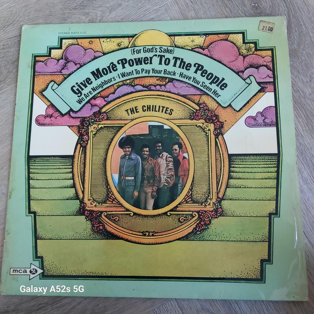 The Chi-Lites - Give More Power To The People LP, Ophalen, Gebruikt, 12 inch