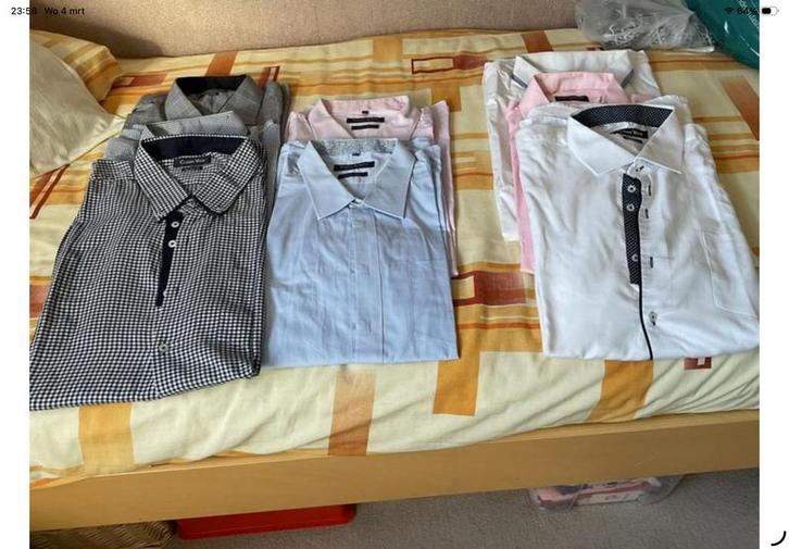 5 (8) nog heel mooie overhemden. Maat 4 XL. Claude Vigo/ T&S, Kleding | Heren, Heren-kledingpakketten, Zo goed als nieuw, Maat 56/58 (XL)