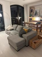 Lichtgrijze L-vormige bank - 2 meter breed, Ophalen, Gebruikt, Hoekbank, Driepersoons